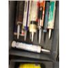 Image 1 : DIFFERENT COMPUNDS + BOX OF PLUMBING  SUPPLIES AND FITINGS