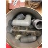 Image 5 : DIFFERENT COMPUNDS + BOX OF PLUMBING  SUPPLIES AND FITINGS