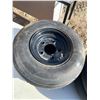 Image 2 : (4) TIRES, 4.80 8NHS GARLISLE IMPLEMET 5 BOLT RIMS