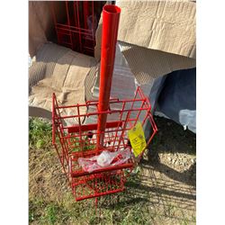 (4) SLIM JIM DISPLAY STANDS