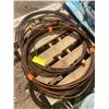 Image 1 : 2 ROOLS 1/2" CABLE W/HOOKS (LARGE AMOUNT)