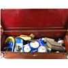 Image 5 : RED TOOL BOX W/ PLUMBING AND ELETRICAL
