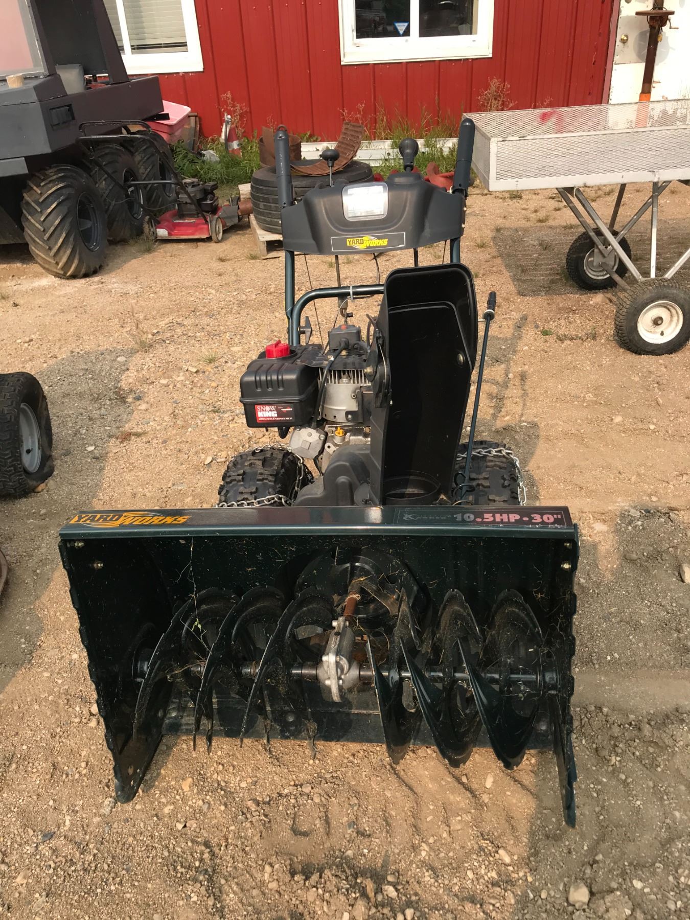 YARD WORKS SNOW BLOWER SNOWKING WINTER ENGINE 10.5HP 30"