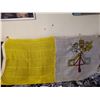 Image 1 : OLD VATICAN CITY FLAG, RARE 6'