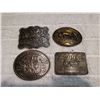 Image 1 : HESSTON NATIONAL RODEO FINALS BELT BUCKLES LOT
