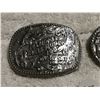 Image 3 : 2 SMALL RARE JUNIOR NATIONAL RODEO FINAL BELT BUCKLES