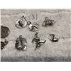 Image 3 : 10 STERLING CHARMS & BRACELET