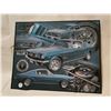 Image 1 : MUSTANG TIN SIGN 15" X 10"
