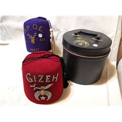 2 MASONIC HATS