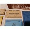 Image 3 : PAPER RELATED LOT, RATION BOOKS, COUPONS, ETC