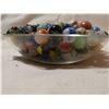 Image 1 : COLORFUL OLD MARBLES ON GLASS PLATE
