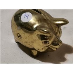 ANTIQUE PIG PIGGY BANK, OLD PIECE
