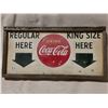 Image 1 : COCA-COLA CIGS DISPLAY 12" X 6"
