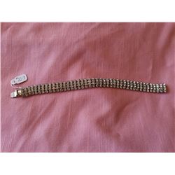 RHINESTONE BRACELET, 7", BOX CLASP