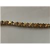 Image 4 : STERLING SILVER TENNIS BRACELET WITH CITRINE STONES, 7 1/2"