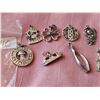 Image 2 : Lot, 10 sterling silver charms