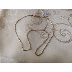 10kt gold chain, 16”