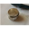 Image 3 : Sterling silver band, designer ring, size 7