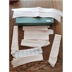 Lot of 8 men’s antique collars, circa 1925