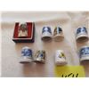 Image 2 : Lot of porcelain/china thimbles (10)