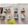 Image 3 : Lot of porcelain/china thimbles (10)