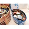 Image 3 : 2 tins of buttons