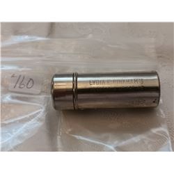 Lydia Pinkham advertising sewing collectable, 2 ½”