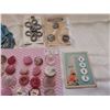 Image 4 : Lot vintage carded buttons, 191-1960