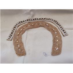 Two beaded collars, 1950’s made in Japan