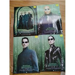 Matrix Reloaded DVD posters, (4)