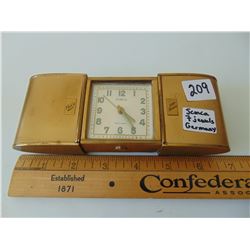 VINTAGE SEMCA 7 JEWEL GERMANY CLOCK