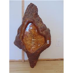 32" TALL TREE SLAB WALL CLOCK