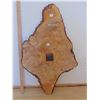 Image 3 : 32" TALL TREE SLAB WALL CLOCK