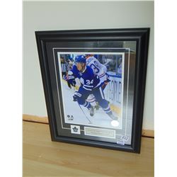 AUSTEN MATHEWS 1934 TORONTO MAPLE LEAFS FRAMED OFFICIAL HOCKEY PHOTO