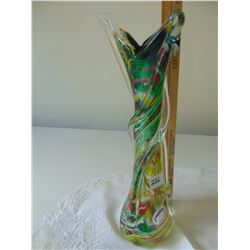 HAND MADE VENETIAN GLASS VASE