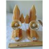Image 2 : VINTAGE ONYX MEXICAN CACTUS BOOK ENDS