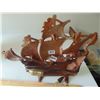 Image 2 : ANTIQUE CAST ALUMINUM SHIP TABLE LAMP WORKS