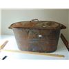 Image 1 : LARGE COPPER BOILER STEEL LID