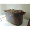 Image 2 : LARGE COPPER BOILER STEEL LID