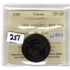 Image 1 : 1814 SPREAD EAGLE COLONIAL TOKEN ICCS CERTIFIED LC59C1