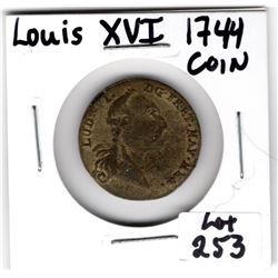 1744 LOUIS 16TH COIN