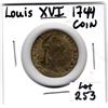 Image 1 : 1744 LOUIS 16TH COIN