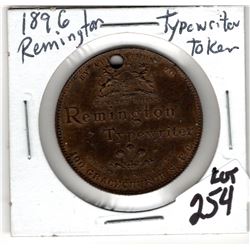 1896 REMINGTON TYPE WRITER COMMEMORATIVE TOKEN