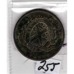 1842 BAMK OF MONTREAL ONE PENNY TOKEN