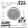 Image 2 : 1822 RARE WEST INDIES ANCHOR MONEY 1/8TH