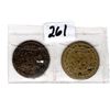 Image 1 : TWO BRITISH MODEL HALF SOVEREIGNS