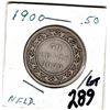 Image 2 : 1900 NEWFOUNDLAND 50 CENT PIECE
