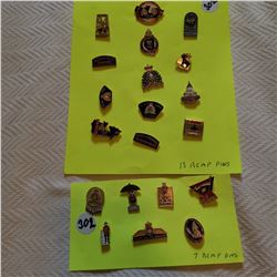 20 RCMP PINS (LOT 3)