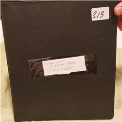 1992 O-PEE-CHEE HOCKEY CARDS, FULL SET