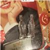 Image 3 : 2 COCA-COLA TRAYS & OTHER COKE ITEMS, 2 GLASS 2.5" BOTTLES